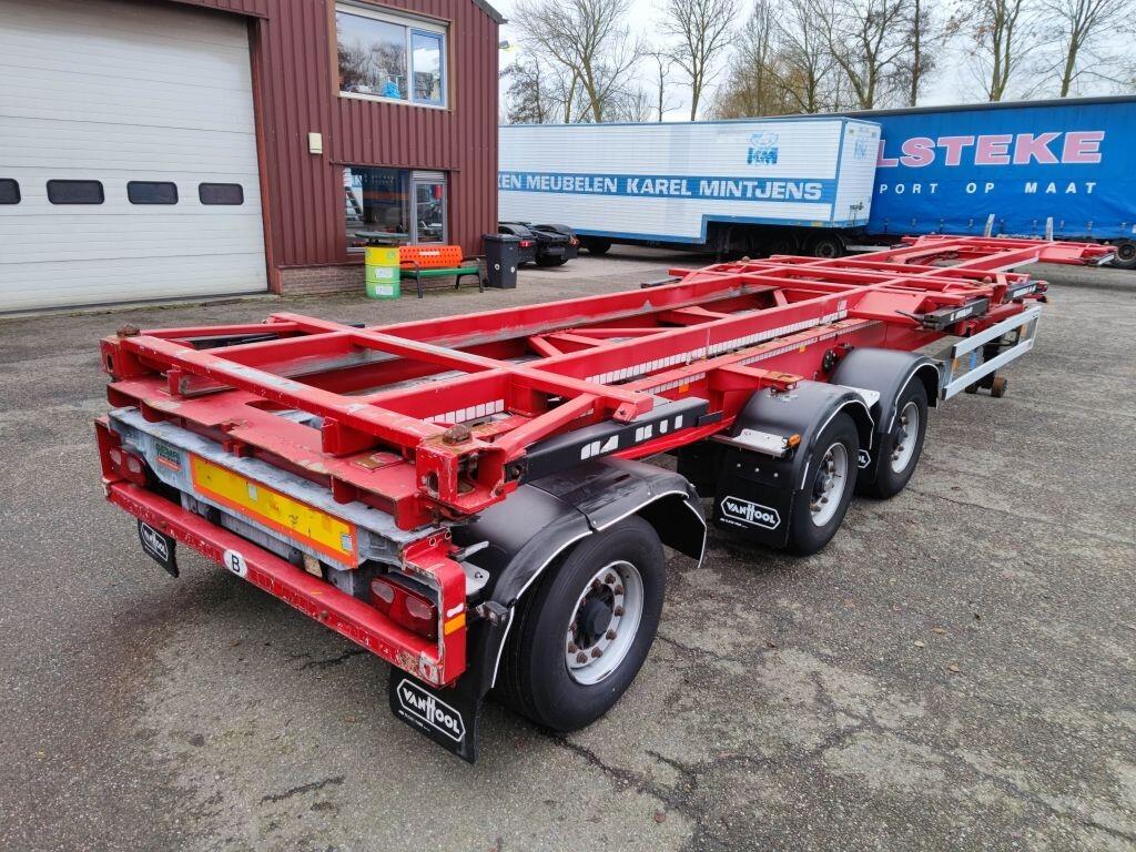 Van Hool A3C002 StuurasAs - 2x 20FT Frames - All Connections | Trailers | Containertransport