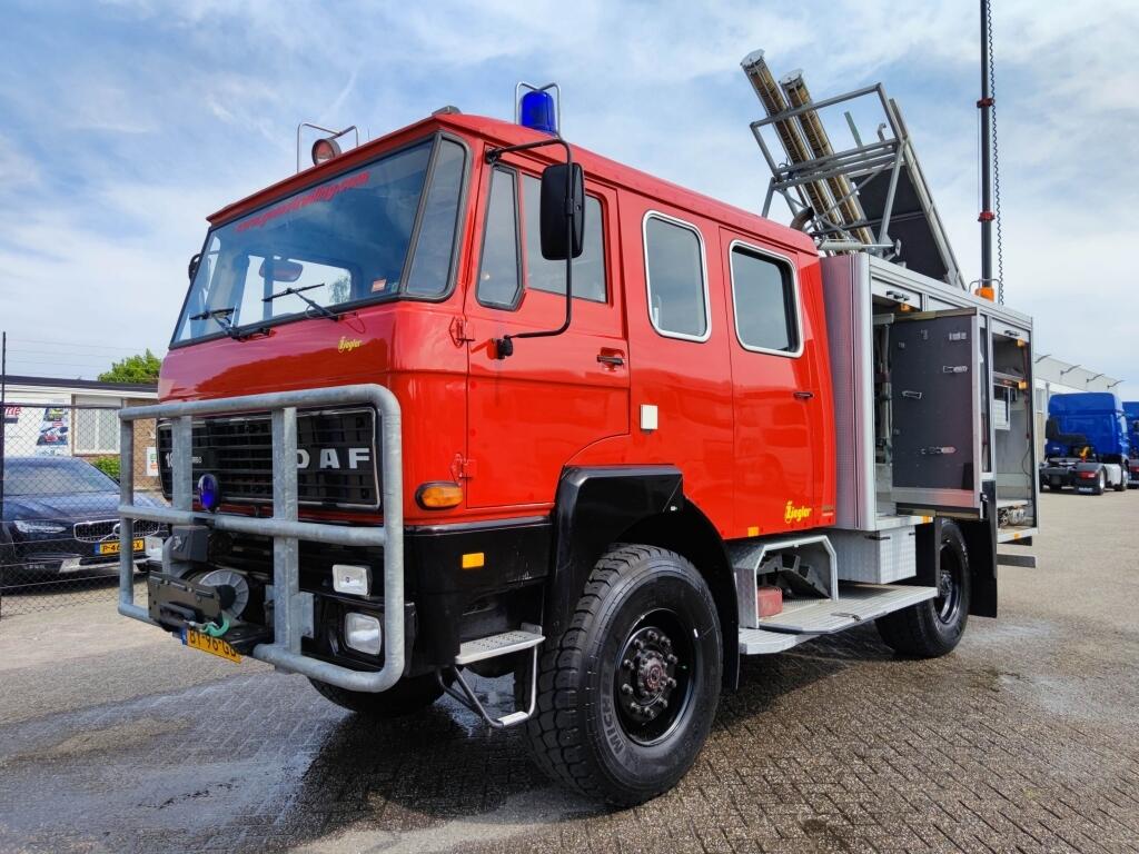 DAF FAV 1800 DHTD 360 4x4 Dubbel Cab (10 pers)  Ziegler TS10 LD2800 HD265 T2000 - TopCondition! (V484) | Vrachtwagens | Brandweerwagen