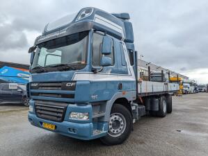 DAF FAN CF85.460 6x2/4 SpaceCab Euro5 - Open Laadbak 6.9M - Lift/Stuur-As - Rockinger