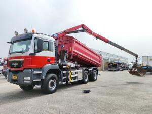 MAN TGS 26.400 6x6 4 Daycab Euro4 - HMF1643Z2 - Hyva 2-Zijdige Kipper 5.4m. - REBUILT ENGINE - TOP! (V584)