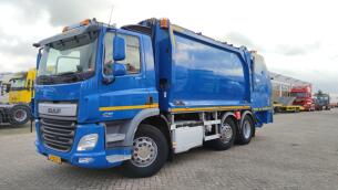DAF FAG CF290 6x2 4 Daycab Euro6 - Geesink GPMIII 20H25 GCB 500/1000 - Weegsysteem (V661)