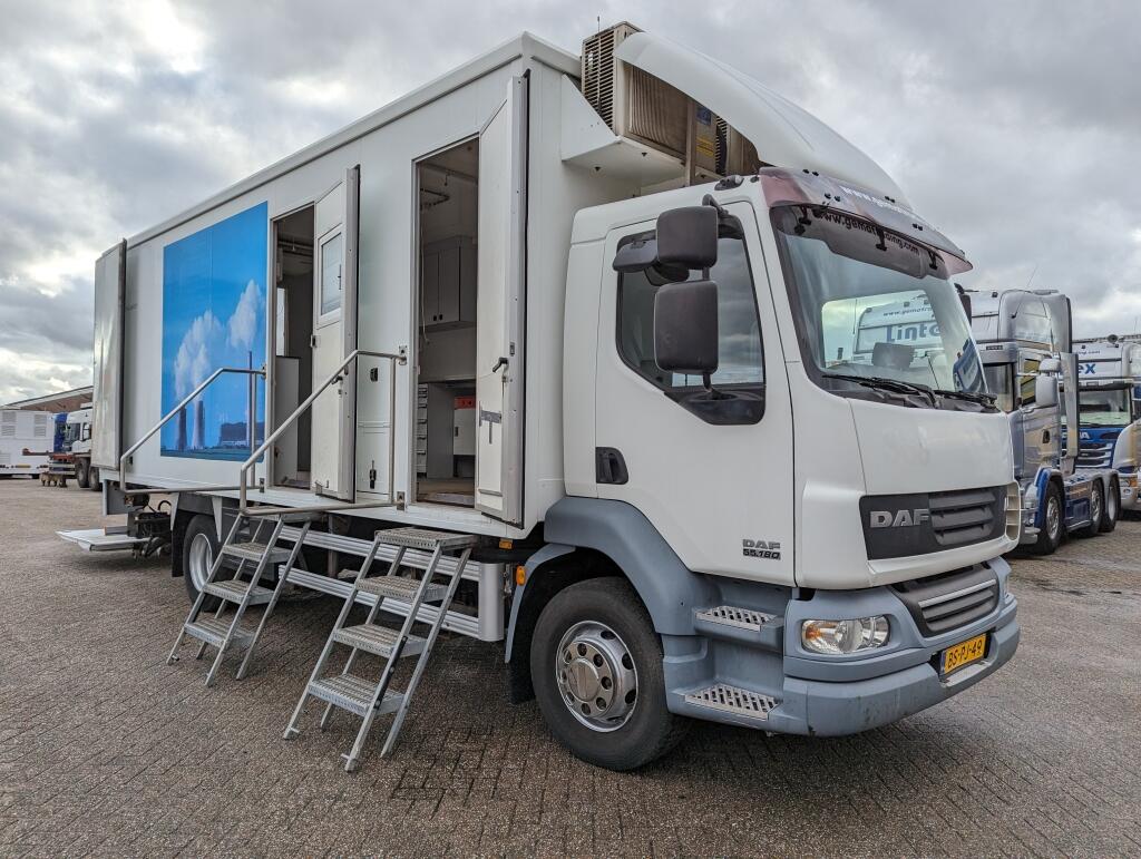 DAF FA LF55.180 4x2 Daycab 15T Euro4 Mobile Office / Camper / Workshop - Manual - Airco - Dhollandia Laadklep 1500KG - 150.000KM (V690) | Vrachtwagens | Overig