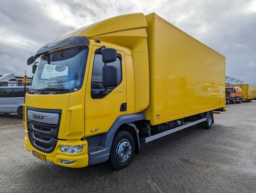 DAF FA LF210 4x2 Daycab Euro6 Automaat - Gesloten bak 7M - ALU Opbouw (V703) | Vrachtwagens | Gesloten bak