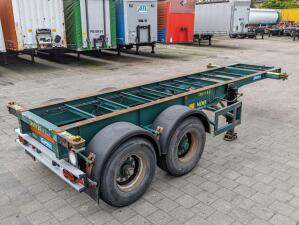 Flandria OP CC 2A 20FT 2-Assen ROR DrumBrakes - Leaf Suspension - 3120KG - 3 identical units in stock! (O1868)