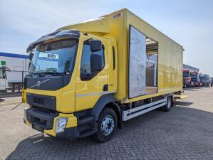 Volvo FL 250 4x2 Daycab Euro6 14Ton - GeslotenBak 6M + Laadklep 2000KG - Zijdeuren