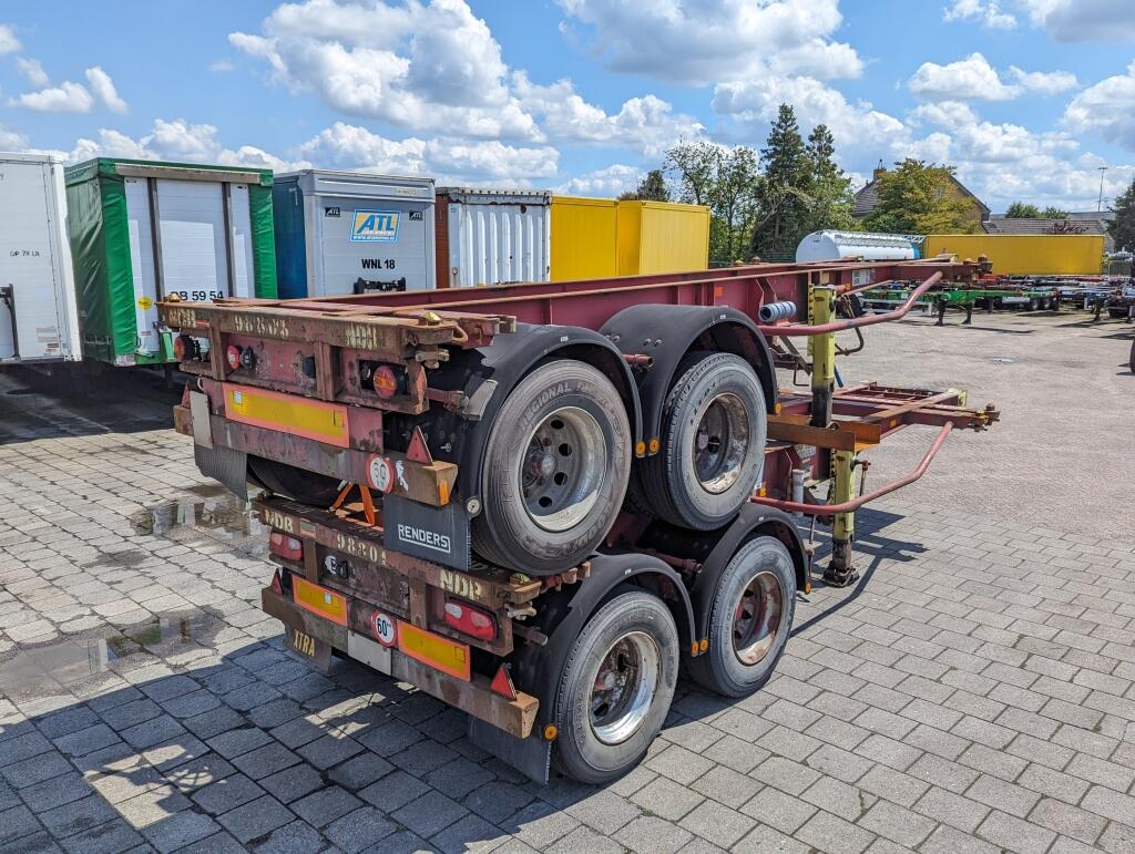 Krone SZC 20FT 2-Assen ROR - STEEL Suspension - DOUBLE tires - DrumBrakes | Trailers | Containertransport
