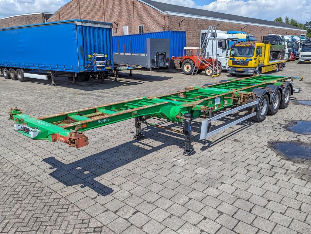 Lecitrailer 3-Assen BPW DrumBrakes - Lift-As - 4800kg  (O1934) | Trailers | Containertransport