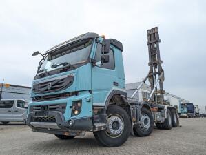 Volvo FMX410 8x4 /4 Daycab Euro5 - Haakarm 25T - CementSilo - RadioGrafisch - Hydr. Steunpoten - NaafReductie