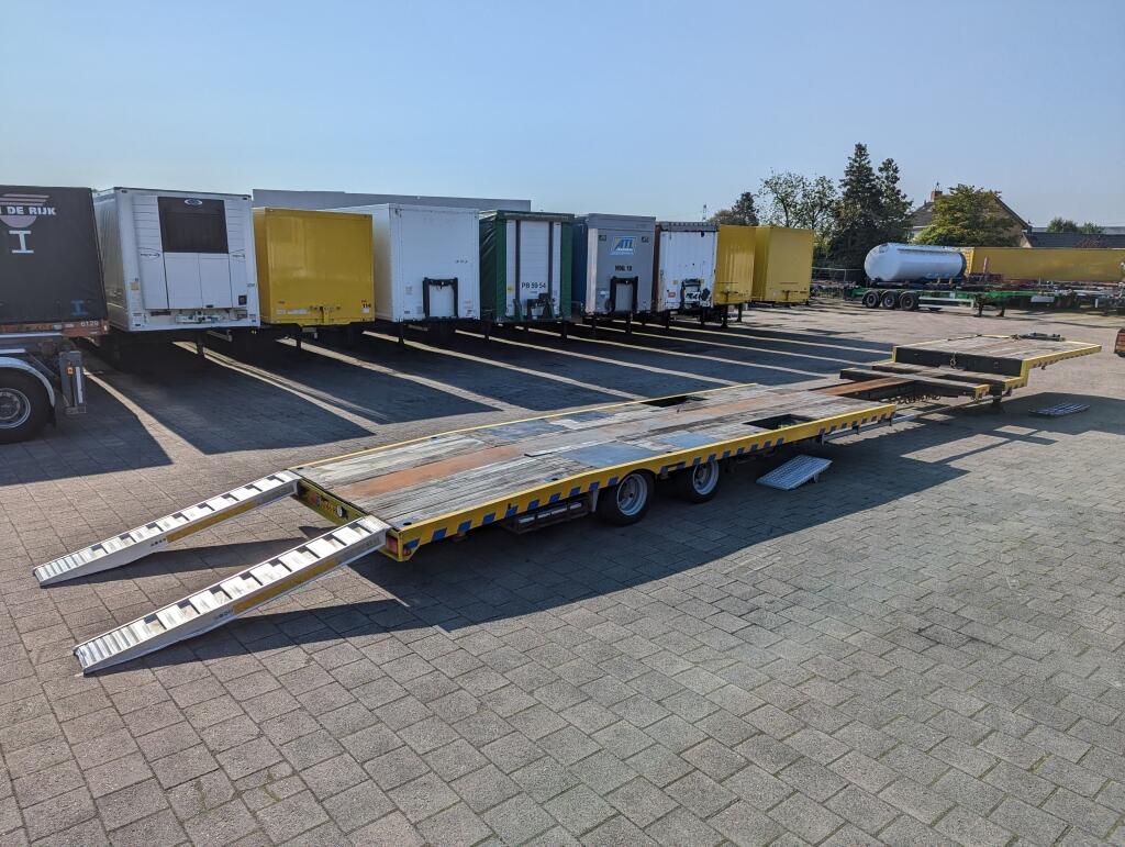 Jumbo T0120 DUE SemiDieplader - 2-Assen BPW  - Uitschuifbaar - Wielkuipen - Lier 2500KG - 80CM | Trailers | Semi-dieplader