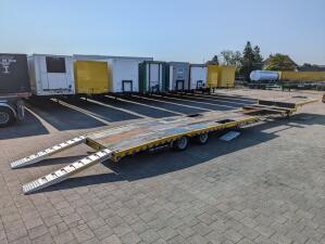 Jumbo T0120 DUE SemiDieplader - 2-Assen BPW  - Uitschuifbaar - Wielkuipen - Lier 2500KG - 80CM