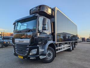 DAF CF 290 FAN 6x2/4 DagCab Euro6 - Koel-VriesBak 7.9m + Carrier Supra 1150MT + Laadklep 2000kg - 07/2025APK