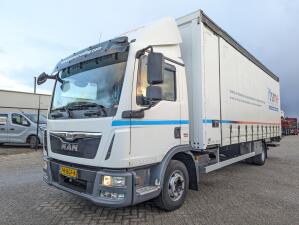 MAN TGL 12.220 4x2 Daycab Euro6 - SchuifzeilenBak 7.2M + Laadklep 2000kg - Rongpotten - Zijdeuren