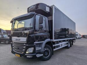 DAF CF 280 FAN 6x2/4 DagCab Euro6 - Koel-VriesBak 7.9m + Carrier Supra 1150MT + Laadklep 2000kg