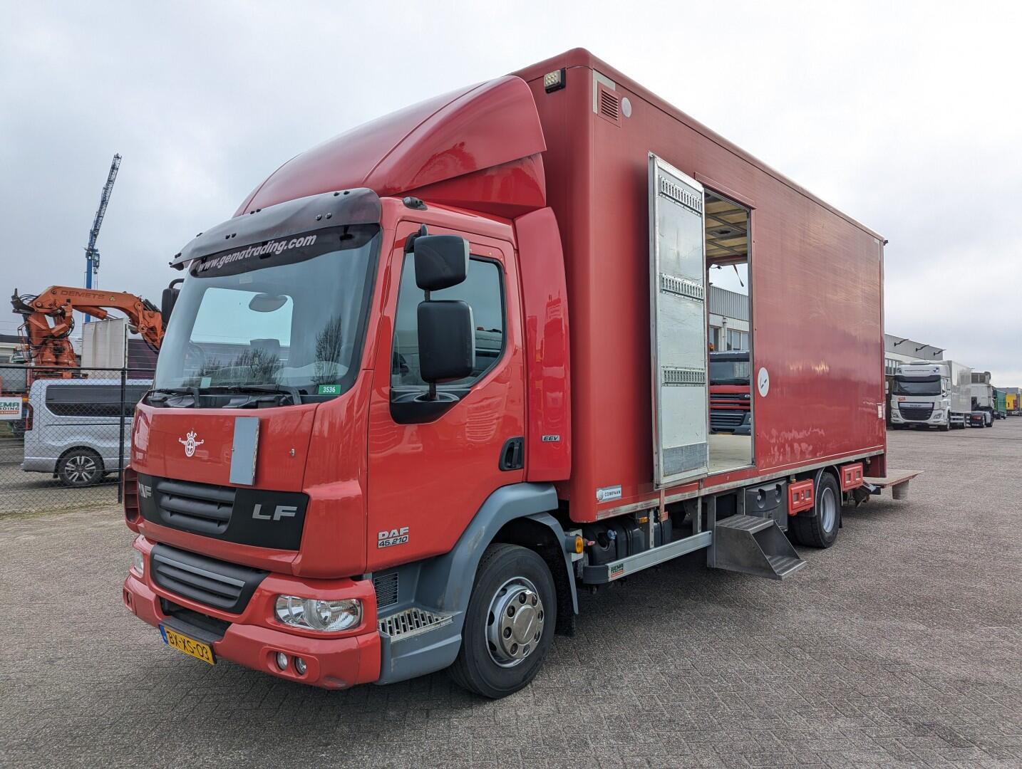 DAF FA LF45.210 4x2 Dagcab Euro5 EEV - GeslotenBak 6.6M - Zijdeuren - Weegsysteem - Laadklep 1500KG | Vrachtwagens | Gesloten bak