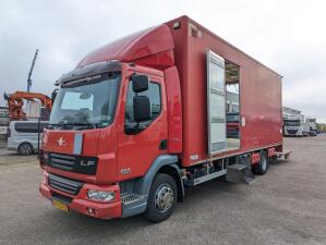 DAF FA LF45.210 4x2 Dagcab Euro5 EEV - GeslotenBak 6.6M - Zijdeuren - Weegsysteem - Laadklep 1500KG