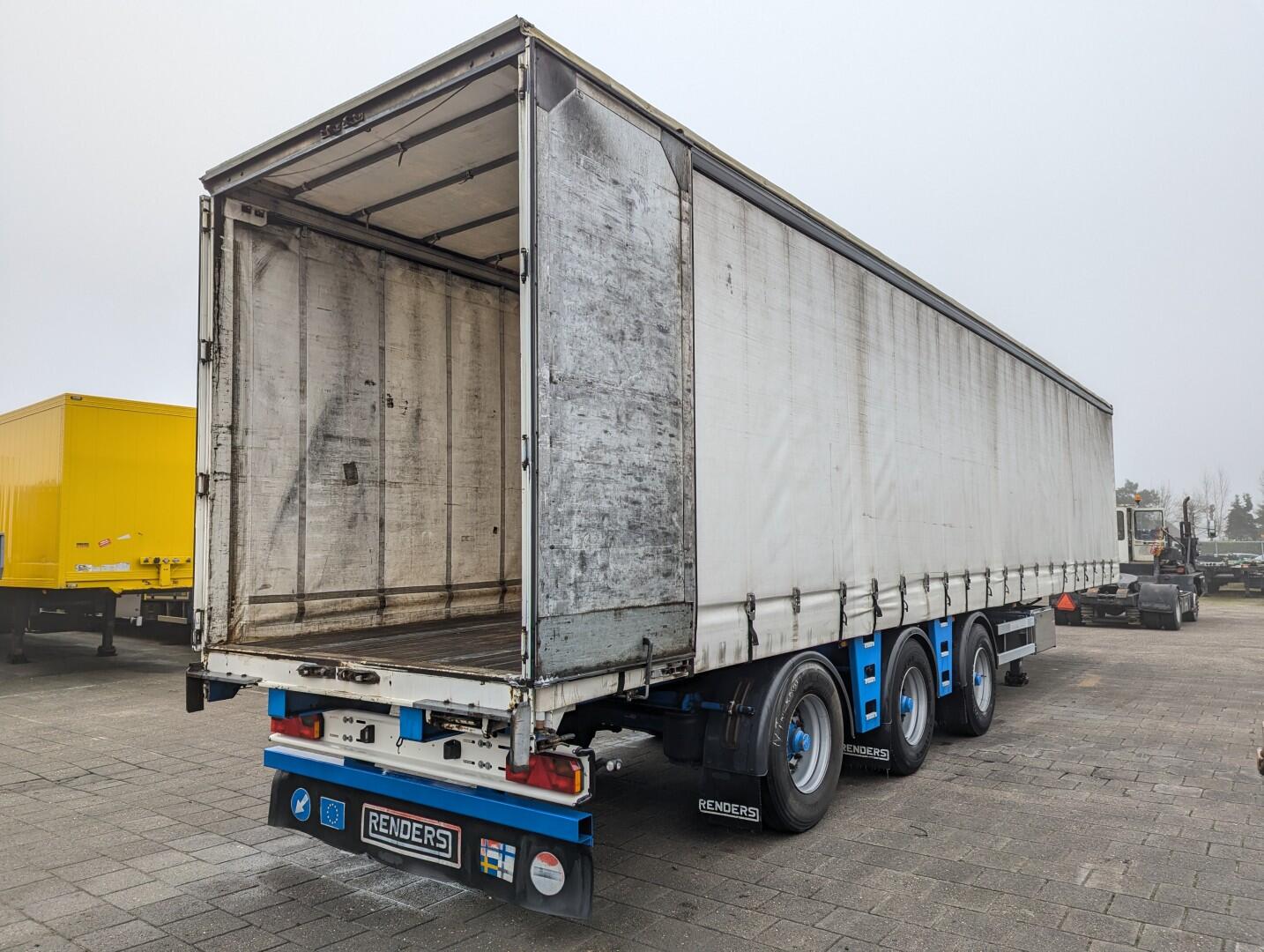Renders ROC 16-27N 3-Assen BPW - X-Steering - Schuifzeilen/Dak - HH Vloer - Gereedschapskist | Trailers | Schuifzeilen