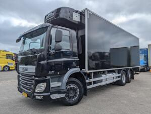 DAF CF 290 FAN 6x2/4 Daycab Euro6C - Koel-VriesBak 7.9m + Carrier Supra 1150MT + Laadklep 2000kg - 07/2025APK