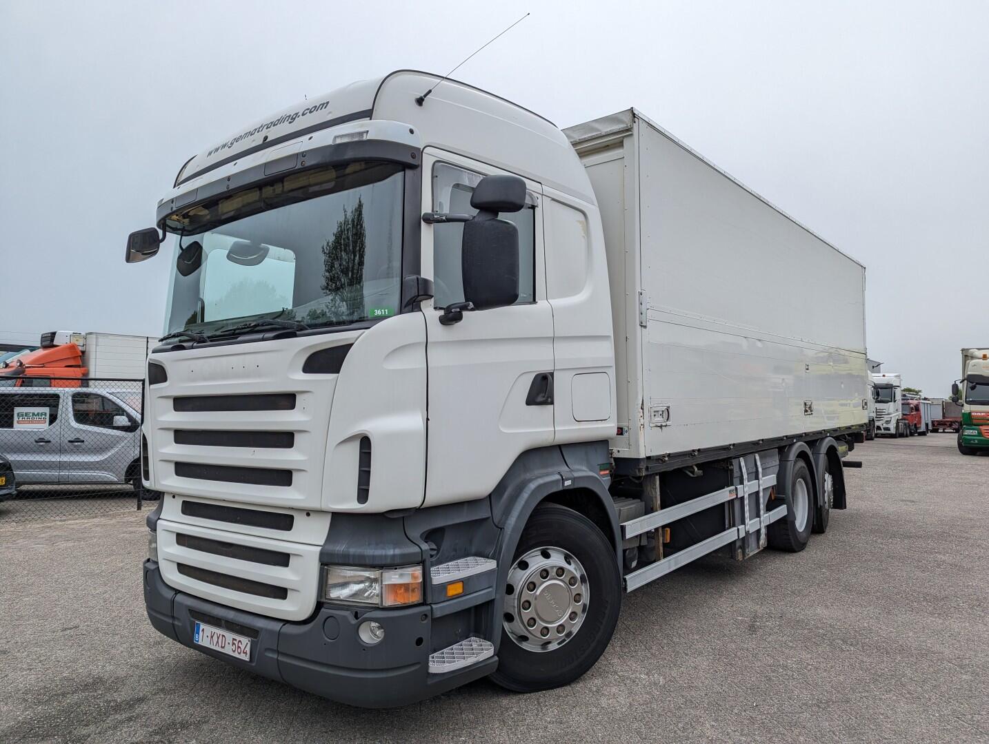 Scania R420 6x2/4 Highline Euro5 - Geslotenbak 7.76m - Laadklep 2000kg | Vrachtwagens | Gesloten bak