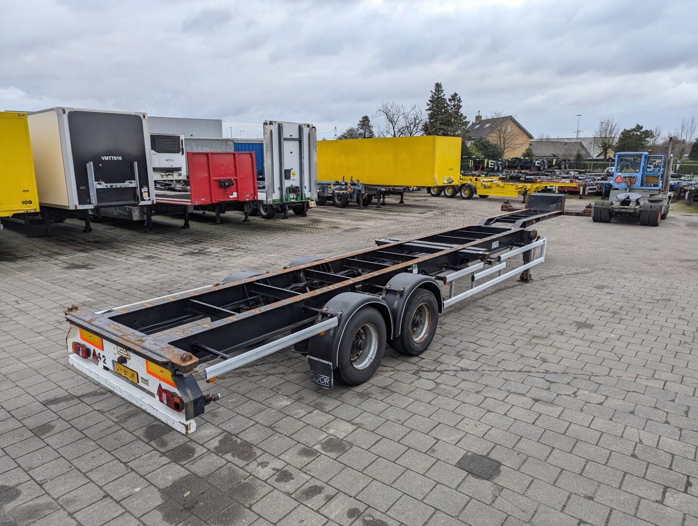 Floor FLCO 12-18 2-Assen BPW - Trommelremmen - 2x 20FT en 40FT Aansluiting - 4140KG | Trailers | Containertransport