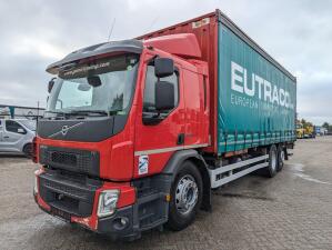 Volvo FE 280 6x2 Slaapcab Euro6 - BDF / SchuifzeilenBak 7.5M + Laadklep 1500KG - Rongpotten/Rongen