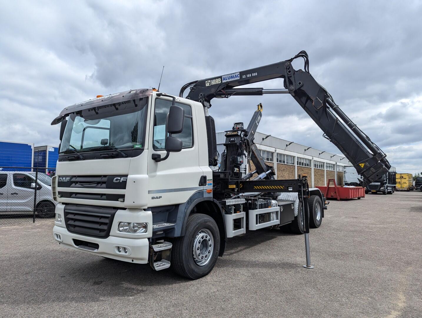 DAF CF85.410 6x4 Dagcab Euro5 EEV - Hiab Haakarm + Hiab 166E-2 DUO - Vangmuil | Vrachtwagens | Haakarmsysteem