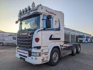 Scania R730 6x4 Highline Euro6 - V8 - Retarder - RVS Kist - Schuifschotel