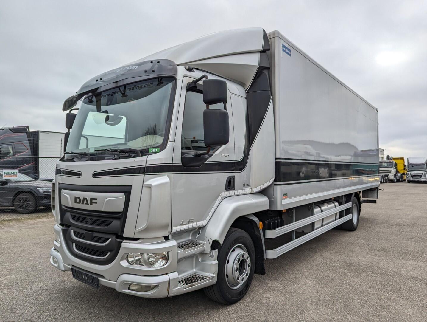 DAF LF 230 FA 4x2 Dagcab Euro6 - 6cil - Geslotenbak 7.2m + Laadklep 1500kg - Navi - 05/2025APK | Vrachtwagens | Gesloten bak