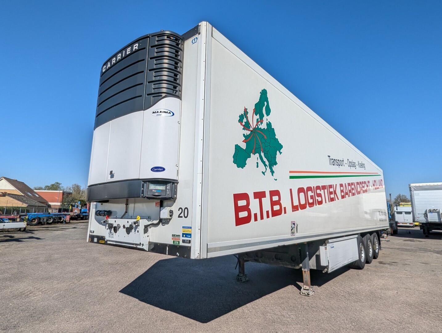 Krone SD 3-Assen SAF - Koel-VriesTransport - Schijfremmen - Carrier Maxima 1300 - Palletkisten | Trailers | Koel-vriestransport