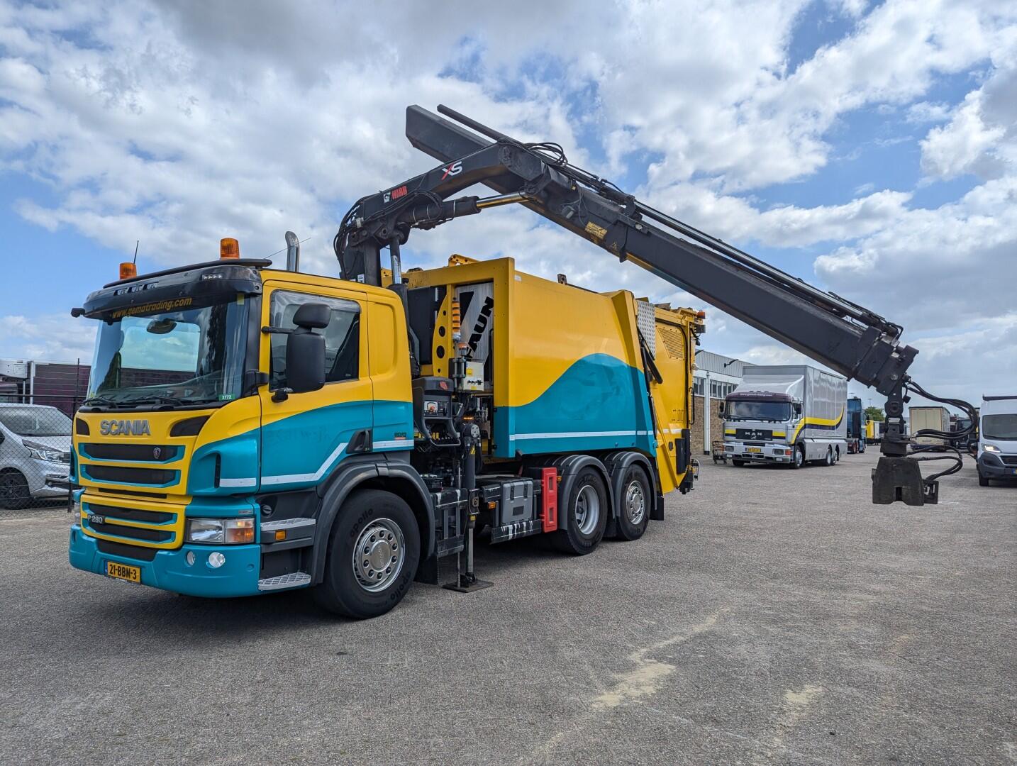 Scania P280 6x2/4 Dagcab Euro5K EEV - Bekker LaGram VP II 516V1 KT + Hiab 211 BW-3 - 11/2025APK | Vrachtwagens | Kraanwagen