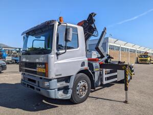 DAF 75.240 4x2 Dagcab Euro1 - Haakarm 14T + Palfinger PK11000 - Afstandsbediening