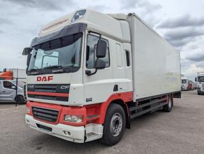 DAF CF85.410 4x2 Spacecab Euro5 - Geïsoleerde bak 7.6m - Laadklep 1500kg - Reservewiel