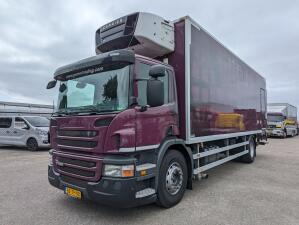 Scania P230 4x2 Dagcab Euro5 - Koel-VriesBak 8.4m + Carrier Supra 950MT + Laadklep 2000kg