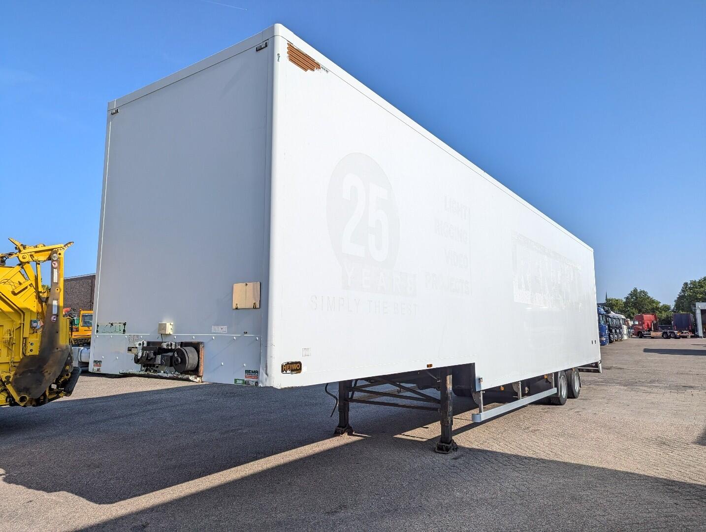 H.T.F. HZCT 30S 2-Assen BPW - Gesloten SemiDieplader - Hardhouten Vloer - Trommelremmen - TOP! | Trailers | Semi-dieplader