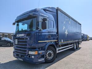 Scania G360 6x2/4 Streamline Euro6 - Retarder - Schuifzeilenbak 8.2M + Laadklep 1500kg - Smart Tacho V2