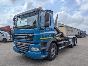 DAF CF 85.410 6x2 Dagcab Euro5 - Haakarm systeem 20T - AJK HS20-6430 - Vangmuil - Liftas