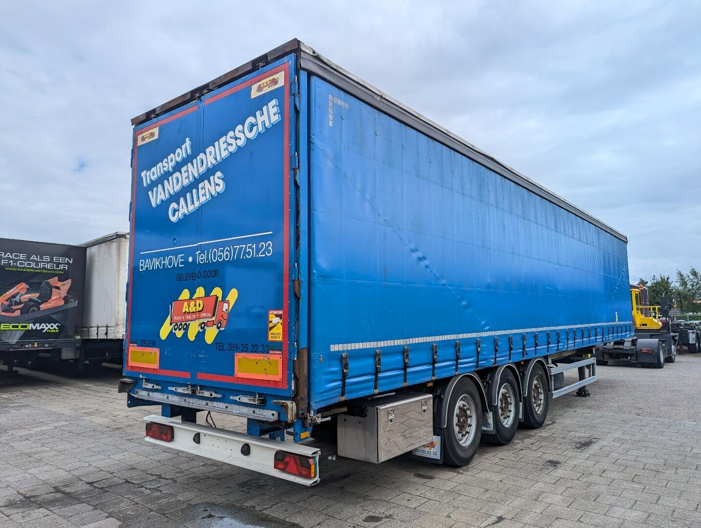 System Tailer LPRS24 3-Assen SAF - Schuifzeilen/Dak - HardhoutenVloer - Schijfremmen | Trailers | Schuifzeilen