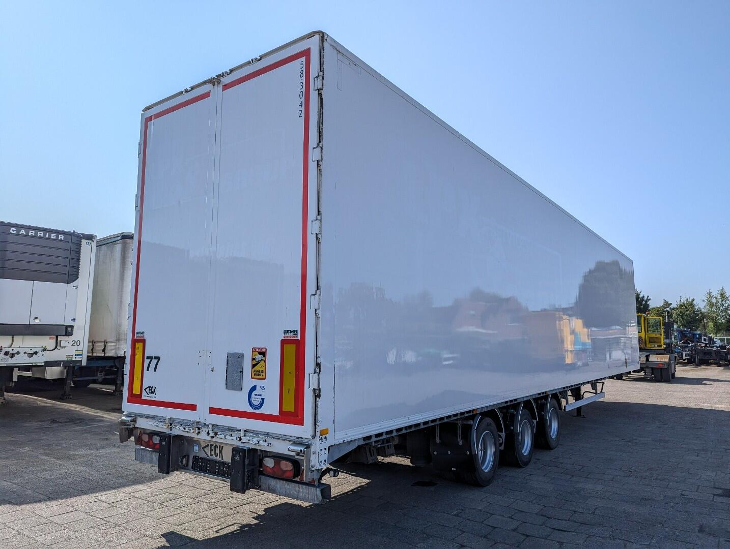 Van Eck T-3C 3-Assen BPW - Mega / Luchtvracht - Hydraroll Rollerbaan - Gegalvaniseerd - TOP! | Trailers | Gesloten bak
