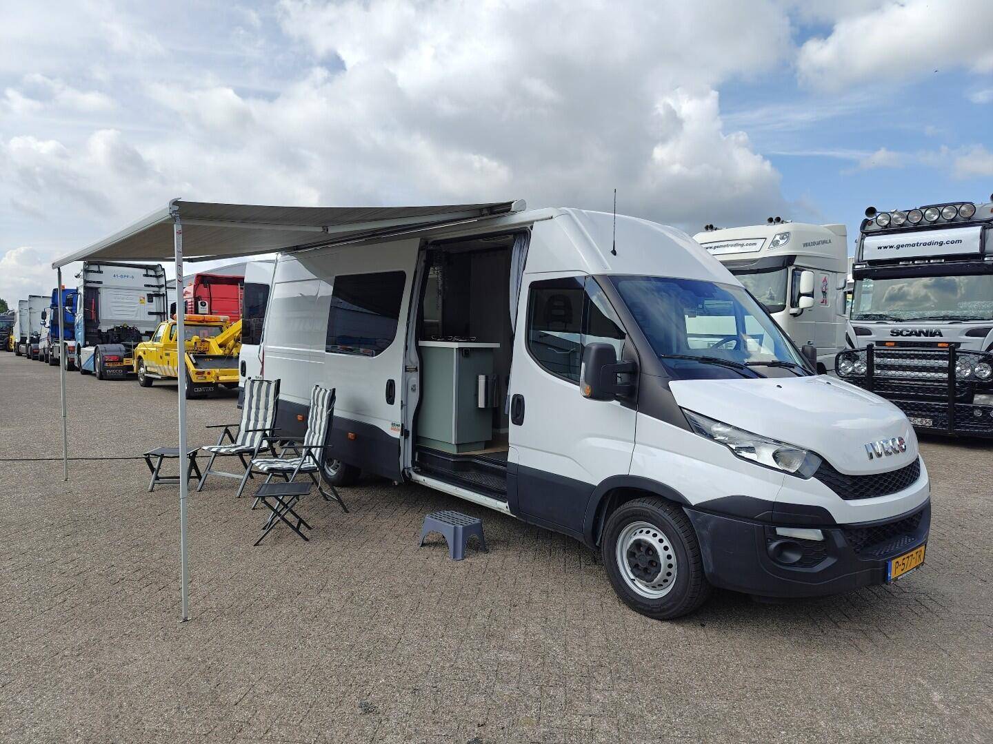 Iveco Daily 5-130 2 Persoons Camper - Airco/Boiler/Toilet - 134.000km - Fiamma Luifel - Fietsendrager - 05/2026 APK | Bussen en auto's | Buscamper