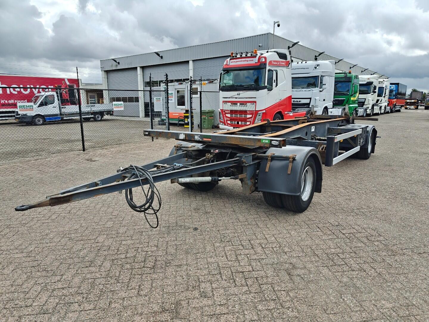 A.J.K. AEEL/10-20/19.5 2-Assen Gigant - Container Aanhanger - Schijfremmen - Luchtvering - Borgingssysteem | Aanhangers | Containertransport