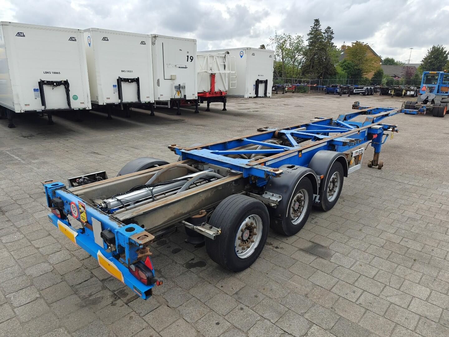 Van Hool 3B0079 3-Assen SAF - Schijfremmen - Alle aansluitingen / Universeel chassis | Trailers | Containertransport