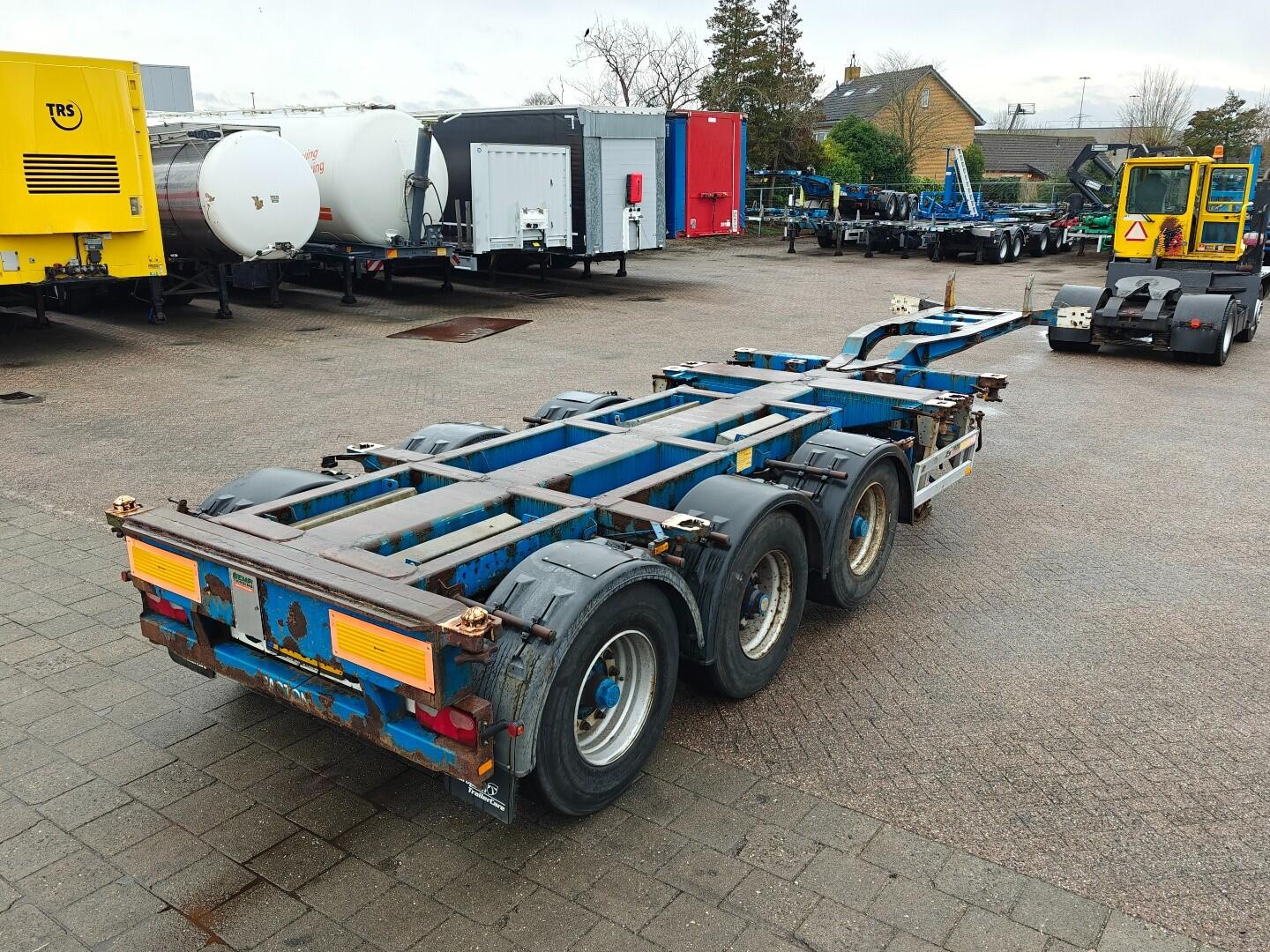 Pacton T3-010 3-Assen BPW - MULTI - Trommelremmen - LiftAs - 3x Uitschuifbaar - 11/2026 APK | Trailers | Containertransport