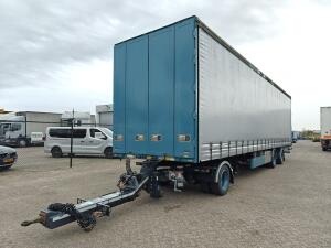 Pacton Trailers TBD.232 12.2m + DXX.110 Dolly (2022) - 2-Assen SAF 10T - Schuifzeilen - StuurAs (Tridec) - Doorlaad Systeem - LZV combi