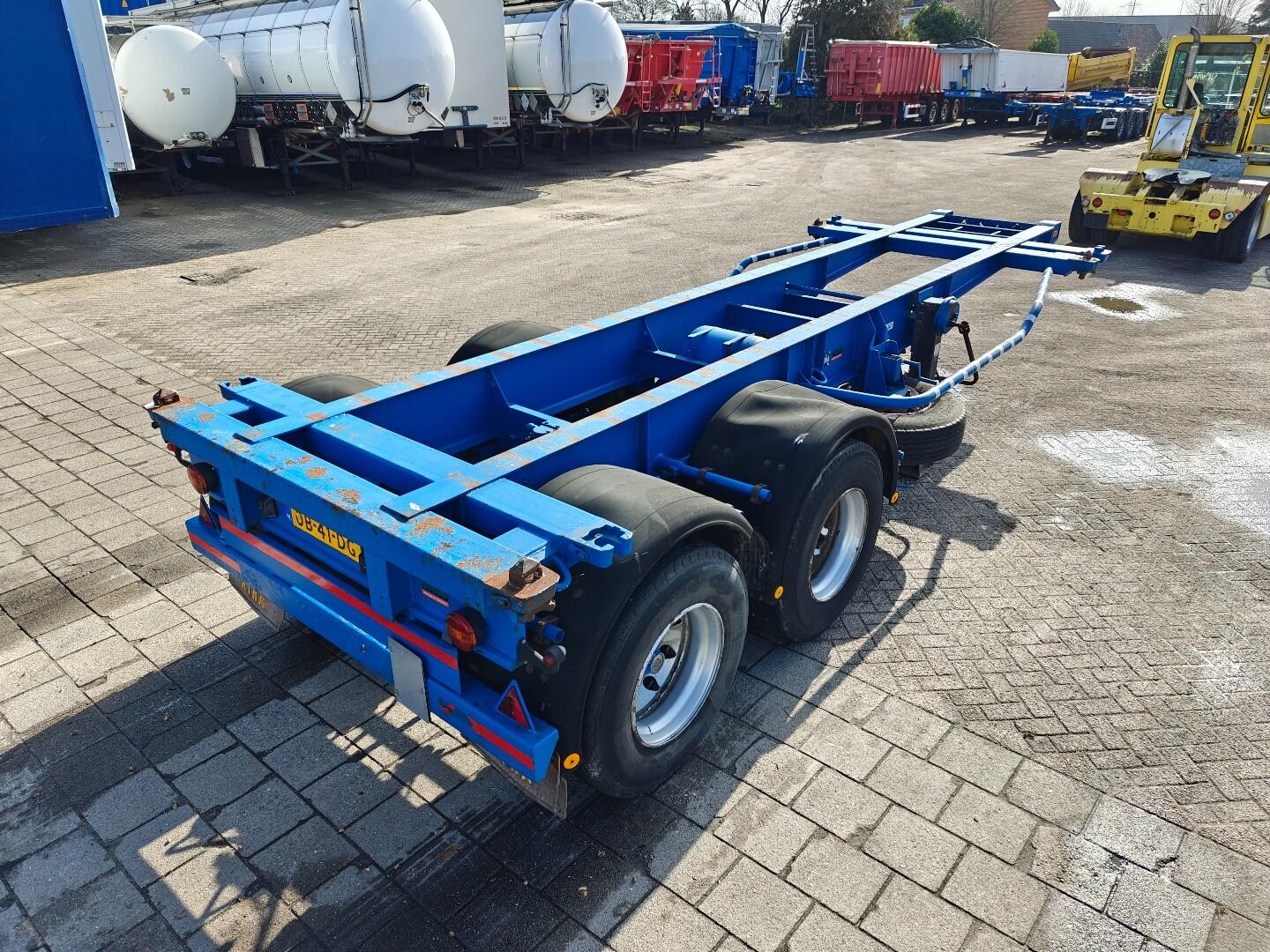 Krone SZC 20 Z 20FT - Full steel - 2 Assen ROR - Dubbellucht - 3420 KG - APK 08/2026 | Trailers | Containertransport
