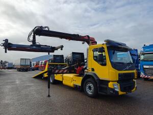Volvo FE 320 4x2 DagCab Euro6 CNG - Pallfinger PK16000T + Prolux Frame 3500KG / De Groot Techniek 6002 + Lier 3560KG + Brill 4500KG