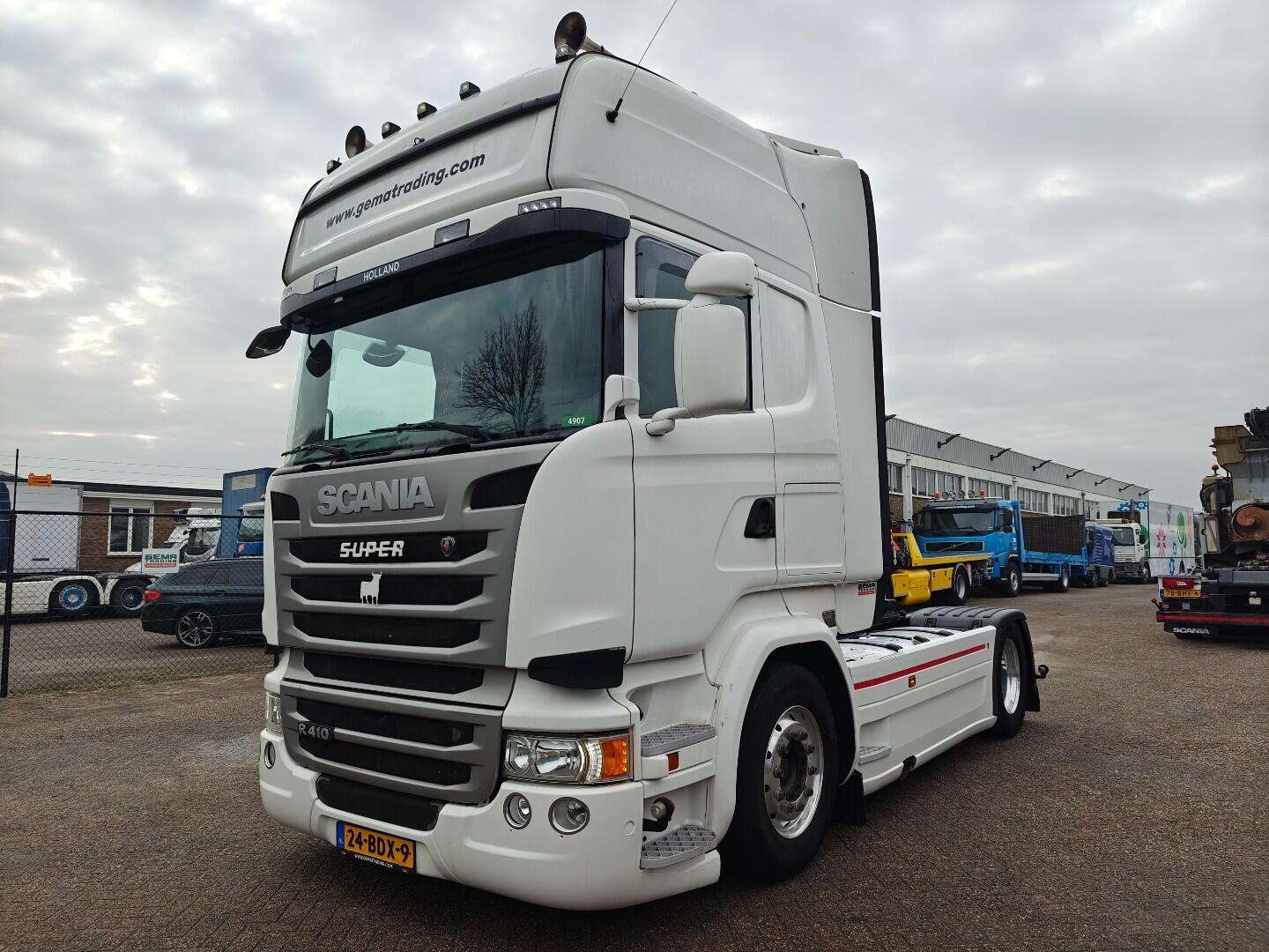 Scania R410 4x2 Topline Euro6A - Vollucht - Alcoa's - SmartTacho V2 - TOP! | Trekkers | Standaard trekker